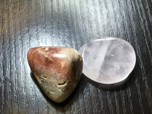 Rhodocrosite - Rose Quartz - Love & Harmony Healing Crystal Set