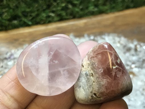 Rhodocrosite - Rose Quartz - Love & Harmony Healing Crystal Set - Image 2