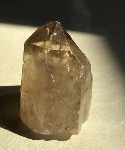 Alternative view of Natural Congo African Citrine point - Kundalini Quartz