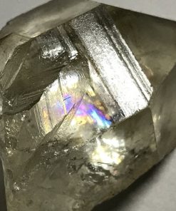 Alternative view of Natural Congo African Citrine point - Kundalini Quartz