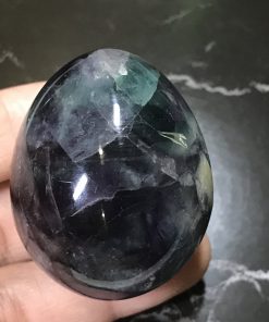 Alternative view of Rainbow Fluorite Egg