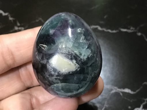 Rainbow Fluorite Egg - Image 3