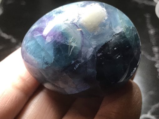 Rainbow Fluorite Egg - Image 5