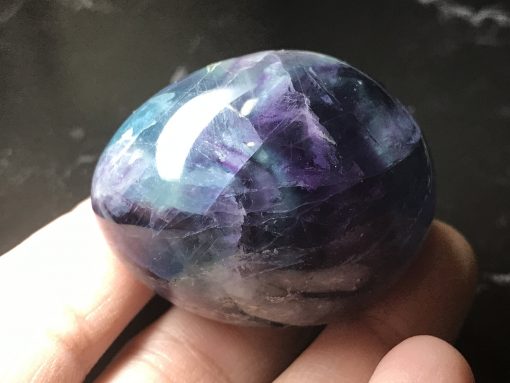 Rainbow Fluorite Egg - Image 7