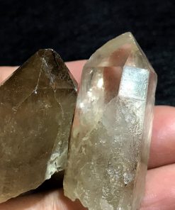 Alternative view of Natural Congo African Citrine points – Kundalini Quartz