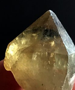 Alternative view of Natural Congo African Citrine point - Kundalini Quartz