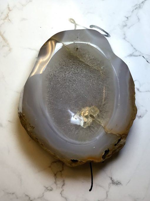 Agate handcrafted dish