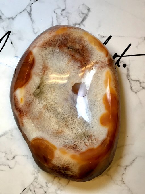 carnelian handcrafted dish