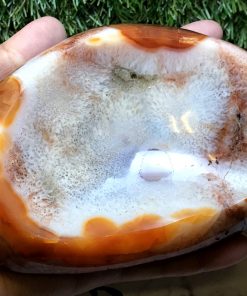 Alternative view of Carnelian handcrafted dish