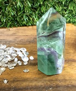 Rainbow Fluorite Polished Tower