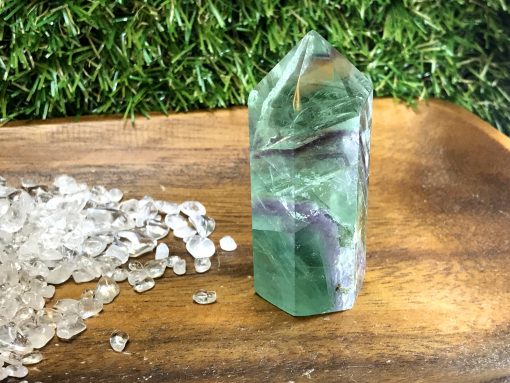 Rainbow Fluorite Polished Tower