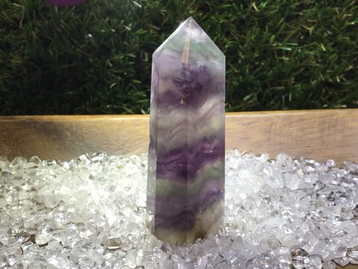 Rainbow Fluorite Polished Tower