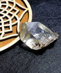 Alternative view of Natural Congo African Citrine point - Kundalini Quartz