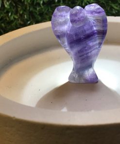 Alternative view of Rainbow Fluorite Crystal Angel 40mm-02