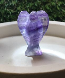 Rainbow Fluorite Crystal Angel 40mm-02