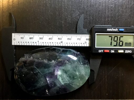 Rainbow Fluorite Palm Stone no.137 - Image 4