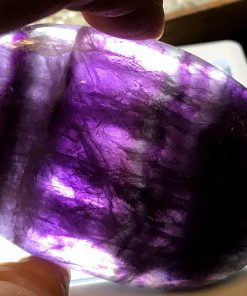 rainbow fluorite palm stone no.120