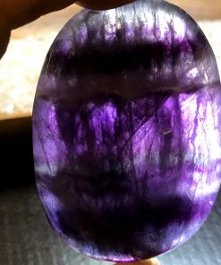 rainbow fluorite palm stone no.120