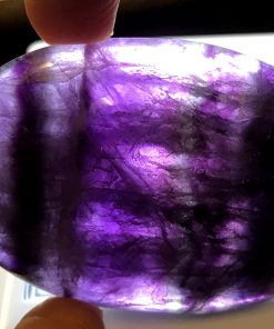 rainbow fluorite palm stone no.120