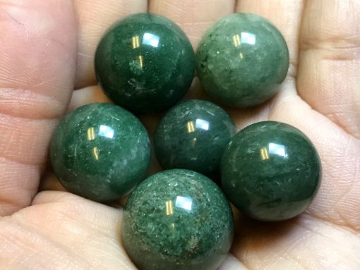 Green Aventurine mini spheres