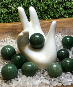 Green Aventurine mini spheres