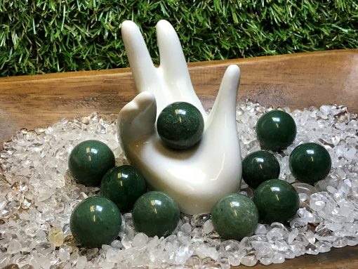 Green Aventurine mini spheres