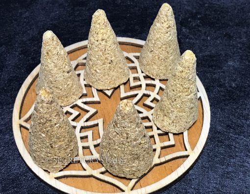 Palo Santo Wood Incense Cones (6 pieces) - Image 2
