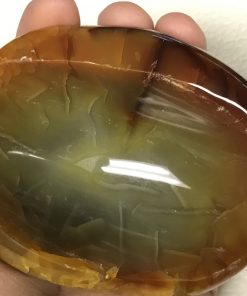 Carnelian handcrafted dish bowl (0265)