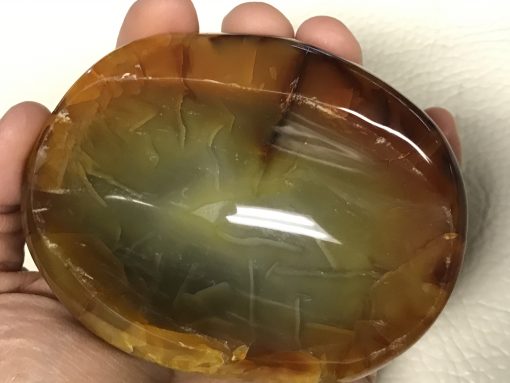Carnelian handcrafted dish bowl (0265)