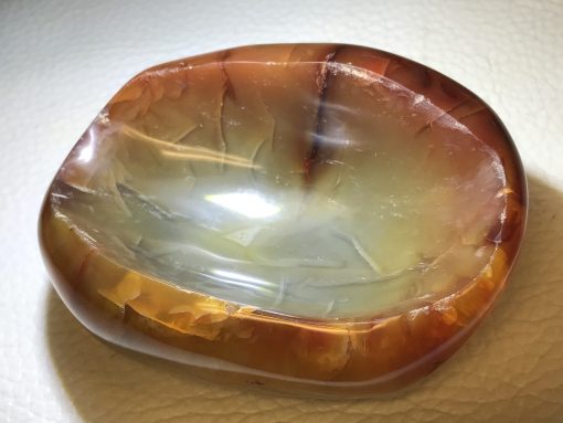 Carnelian handcrafted dish bowl (0265) - Image 2