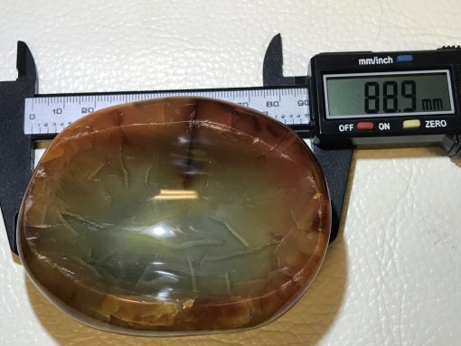 Carnelian handcrafted dish bowl (0265) - Image 4