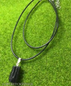 Alternative view of Black Tourmaline pendant (Brazil)