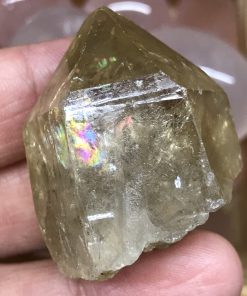 Alternative view of Natural Congo African Citrine point - Kundalini Quartz 2007010265